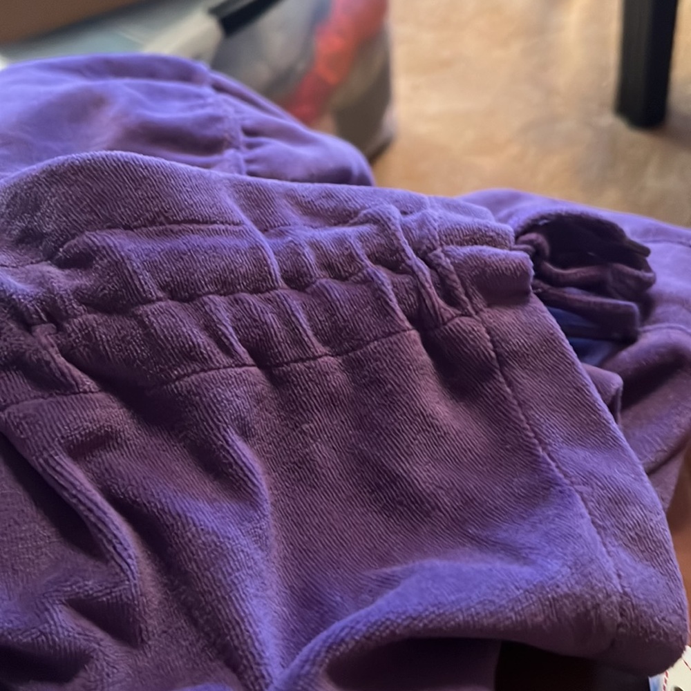Vintage purple Eckored velvet dress - Picture 6 of 6